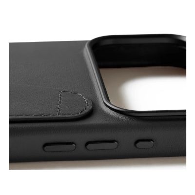 7. Mujjo Wallet Leather Case - etui skórzane do iPhone 17 Pro Max kompatybilne z MagSafe (black)