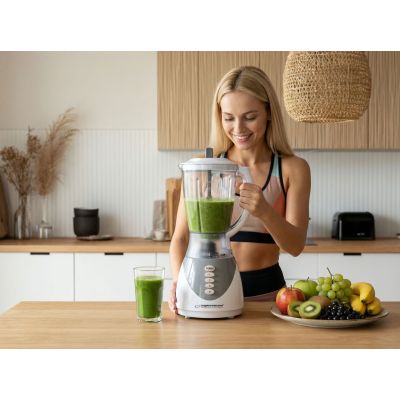 5. Blender kielichowy Esperanza PINA COLADA EKM023E (350W; kolor biały)