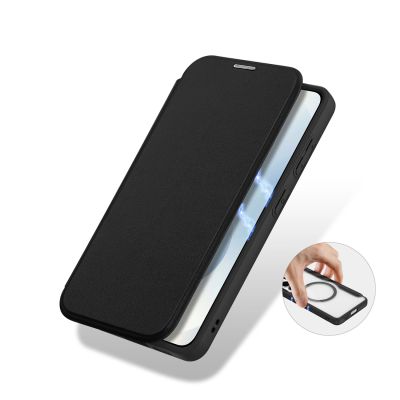 6. Etui Dux Ducis Skin X Pro z portfelem kompatybilne z MagSafe na Samsung Galaxy S26+ - czarne