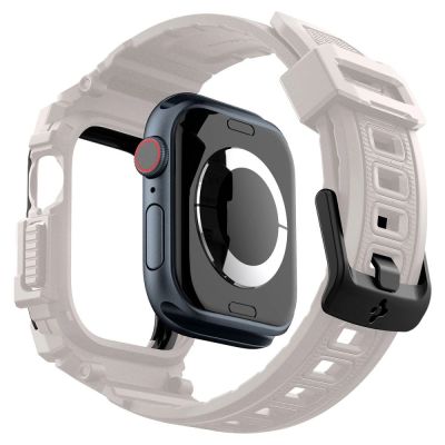 8. Pasek Spigen Rugged Armor ”Pro” na Apple Watch 10 (46 MM) - beżowy