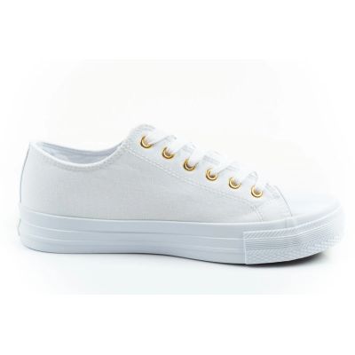 4. Lee Cooper buty sportowe damskie trampki modne białe wygodne
