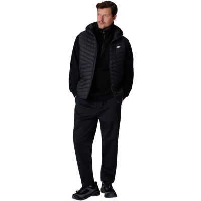 7. Kamizelka męska 4F M344 głęboka czerń 4FWSS26TVJAM344 20S