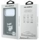 9. Etui Karl Lagerfeld Smooth Choupette Sketch MagSafe do iPhone 18 Pro / 17 Pro / 18 Pro  - czarne