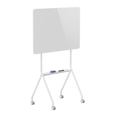 11. Mobilna tablica suchościeralna Ergo Office, orientacja pozioma, biała, jednostronna, z półką, wymiary tablicy 1190x790mm, ER-306