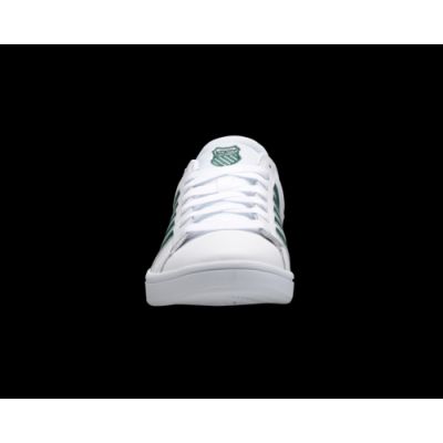 3. Męskie sneakersy K-Swiss COURT WINSTON WHITE/POSY GREEN-M (06154-942-M)