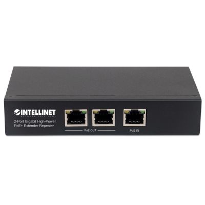 3. Intellinet 561266 łącza sieciowe Nie zarządzany Gigabit Ethernet (10/100/1000) Obsługa PoE Czarny