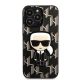 3. Etui Karl Lagerfeld Monogram Ikonik Patch na iPhone 13 Pro / iPhone 13 - czarne