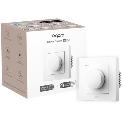 Ściemniacz światła Aqara Dimmer Switch H2 EU Biały z pokrętłem KD-R01D
