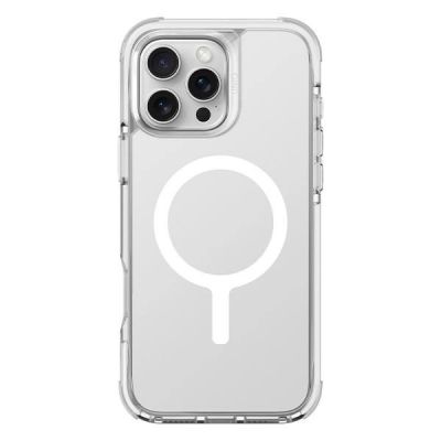 2. Etui UNIQ Combat Magclick Charging z MagSafe na iPhone 16 Pro - białe