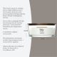 2. Świeca elipsa WHITE TEAK WOODWICK
