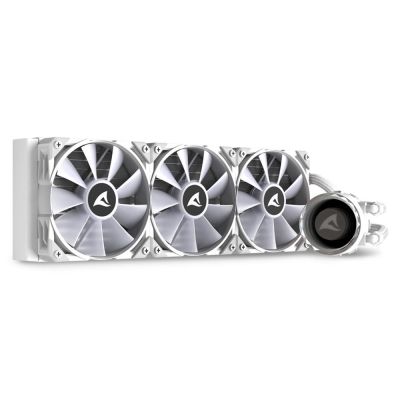 9. Sharkoon S90 Procesor Chłodnica cieczy all-in-one 12 cm Biały 1 szt.