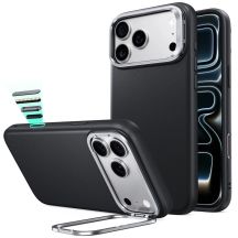 Etui ESR Leather Kickstand MagSafe na iPhone 18 Pro / 17 Pro - czarne