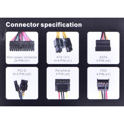 6. Zasilacz Thermaltake Litepower RGB PS-LTP-0650NHSANE-1 (650 W; Aktywne; 120 mm)