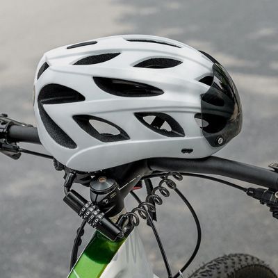 6. Blokada rowerowa Wozinsky WBN-01R na rower kask wodoodporna na szyfr 4-cyfrowy - czarny
