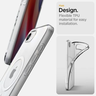 11. Etui Spigen Liquid Crystal Mag MagSafe na iPhone 16e / 17e - przezroczyste