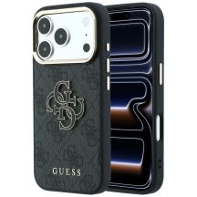 Etui Guess 4G & Big Resin Logo na iPhone 17 Pro Max / 18 Pro Max- czarne