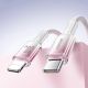 8. Kabel Joyroom S-A42 Crystal-Clear Series 30W USB-C - Lightning 1,2m - biały