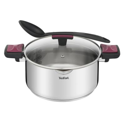 13. Zestaw garnków TEFAL Cook & Clip 10 elem. G723SA74