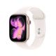 Apple Watch Series 11 GPS + Cellular 46mm Rose Gold Aluminium Case with Light Blush Sport Band - S/M