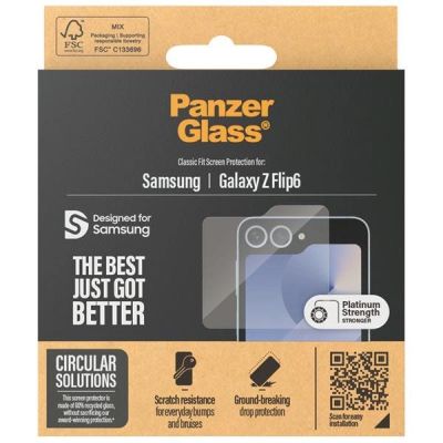 4. Szkło PanzerGlass Classic Fit na Samsung Galaxy Z Flip 6