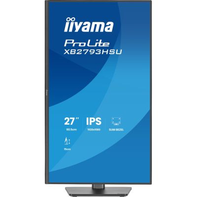 26. iiyama ProLite XB2793HSU-B1 monitor komputerowy 68,6 cm (27") 1920 x 1080 px Full HD LED Czarny