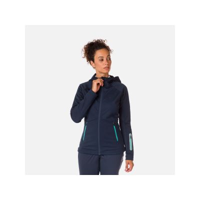 3. Kurtka ROSSIGNOL W Softshell Hoodie Jkt granatowy