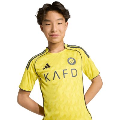 5. Koszulka dla dzieci adidas Al Nassr FC 2025/2026 Home Jersey żółta JN7981