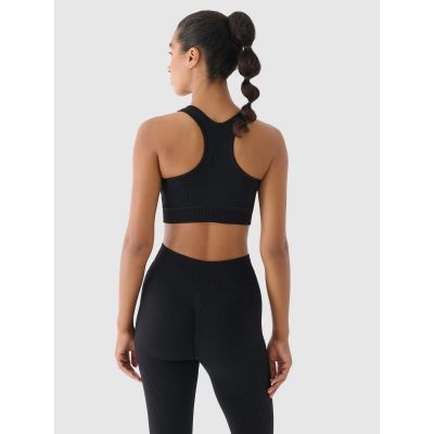 6. Biustonosz treningowy bezszwowy ze średnim wsparciem 4F x anna lewandowska 4F 4FALSAW24USBAF169-20S