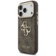 2. Etui Guess 4G Big 4G Classic Logo Big Strap Metal Buttons na iPhone 17 Pro - brązowe