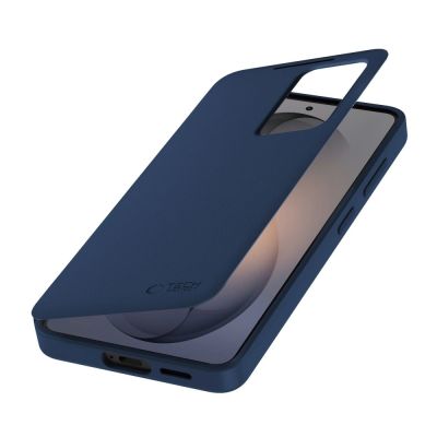3. Etui Tech-Protect Smart Wallet na Samsung Galaxy S26 FE - granatowe matowe