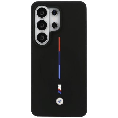 3. Etui BMW M Silicone Tricolor Line MagSafe na Samsung Galaxy S26 Ultra - czarne