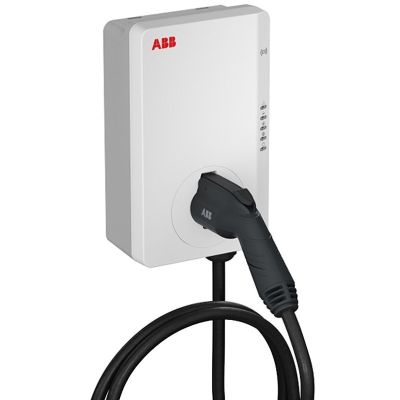 2. Stacja ładowania ABB Terra AC W11-G5-R-V2-0 Terra AC wallbox 11kW typ 2, przewód 5 m, 3-fazowy/16 A, z RFID, wersja 2