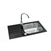 SINK GLAM 20 WITH MIXER TAP BLACK COLOR