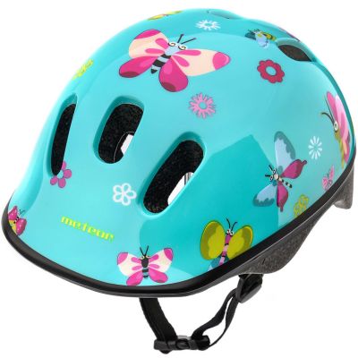 6. Kask rowerowy Meteor KS06 Butterflies rozm. S 48-52 cm 24823
