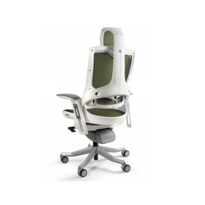 2. Fotel biurowy Wau 2 NW46 siatka olive/biały