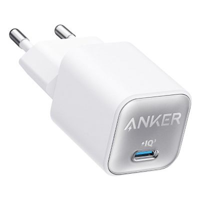 2. Anker 511 Nano 3 Uniwersalne Biały Prąd przemienny Szybkie ładowanie Wewnętrzna