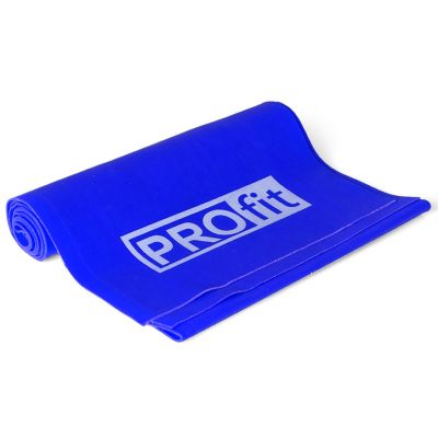4. GUMA FITNESS PROFIT LONG MEDIUM 200x15x0,45cm niebieska  DK 2227