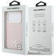 8. Etui Karl Lagerfeld Karl Head Logo MagSafe na iPhone 17 Pro Max - różowe