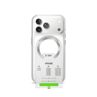 4. Pierścień magnetyczny Tech-Protect MMP-210 MagSafe 2-Pack - srebrny / granatowy