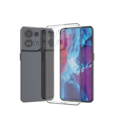 4. Ultra Clear 0.5mm etui Oppo Reno 8 cienki pokrowiec przezroczyste