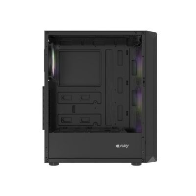 26. FURY OBUDOWA KOMPUTEROWA FURY SHOBO SH4F RGB MIDI Z OKNEM CZARNA