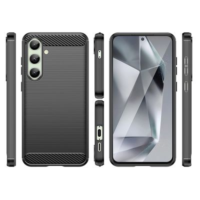 2. Etui silikonowe Carbon Case do Samsung Galaxy S24 FE - czarne