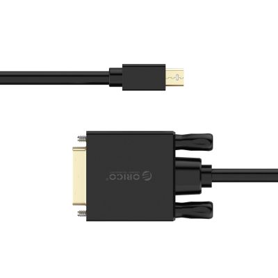 4. Kabel Orico XD-MDTD Mini DisplayPort do DVI Full HD 60 Hz 2 m - czarny