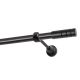 KARNISZ POJEDYNCZY FI 19 MM CZARNY 480 CM TECHNO  KOWALSKI
