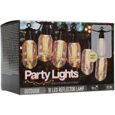 12. GIRLANDA OGRODOWA PARTY LIGHT 10LED EDISON