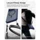 12. Etui Spigen Ultra Hybrid MagSafe na iPhone 18 Pro / 17 Pro - ciemnoniebieskie