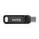 2. Pendrive SanDisk Ultra Dual GO SDDDC3-128G-G46 (128GB; USB 3.0, USB-C; kolor czarny)