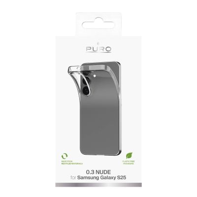 5. Etui silikonowe Puro 03 Nude do Samsung Galaxy S25 - przezroczyste