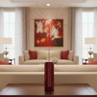 5. GAŁĄZKA DEKORACYJNA 117CM CZERWONA