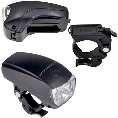 15. ZESTAW LAMP ROWEROWYCH LED PRZÓD TYŁ DUNLOP